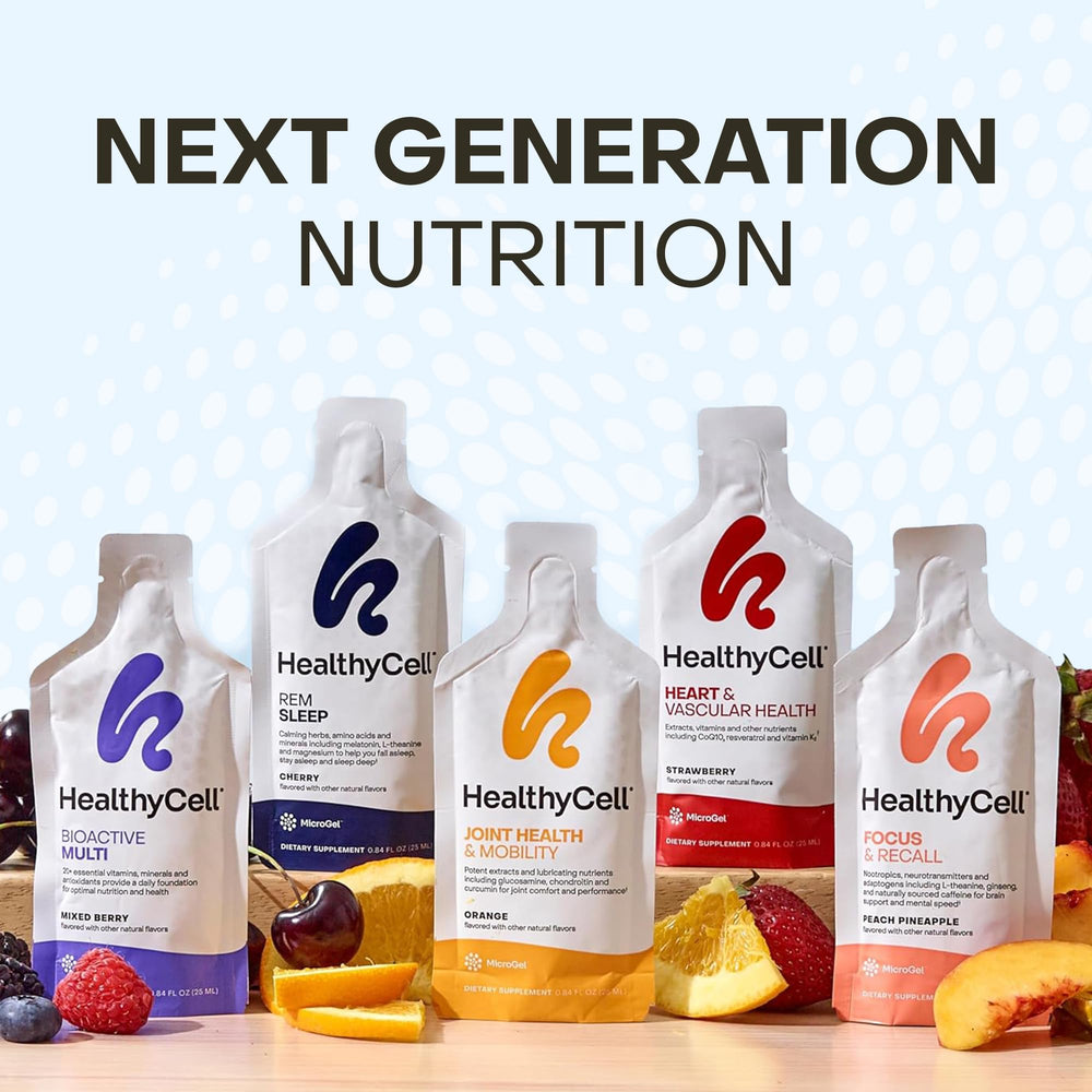 HealthyCell gel packs stored cold in fridge for best taste