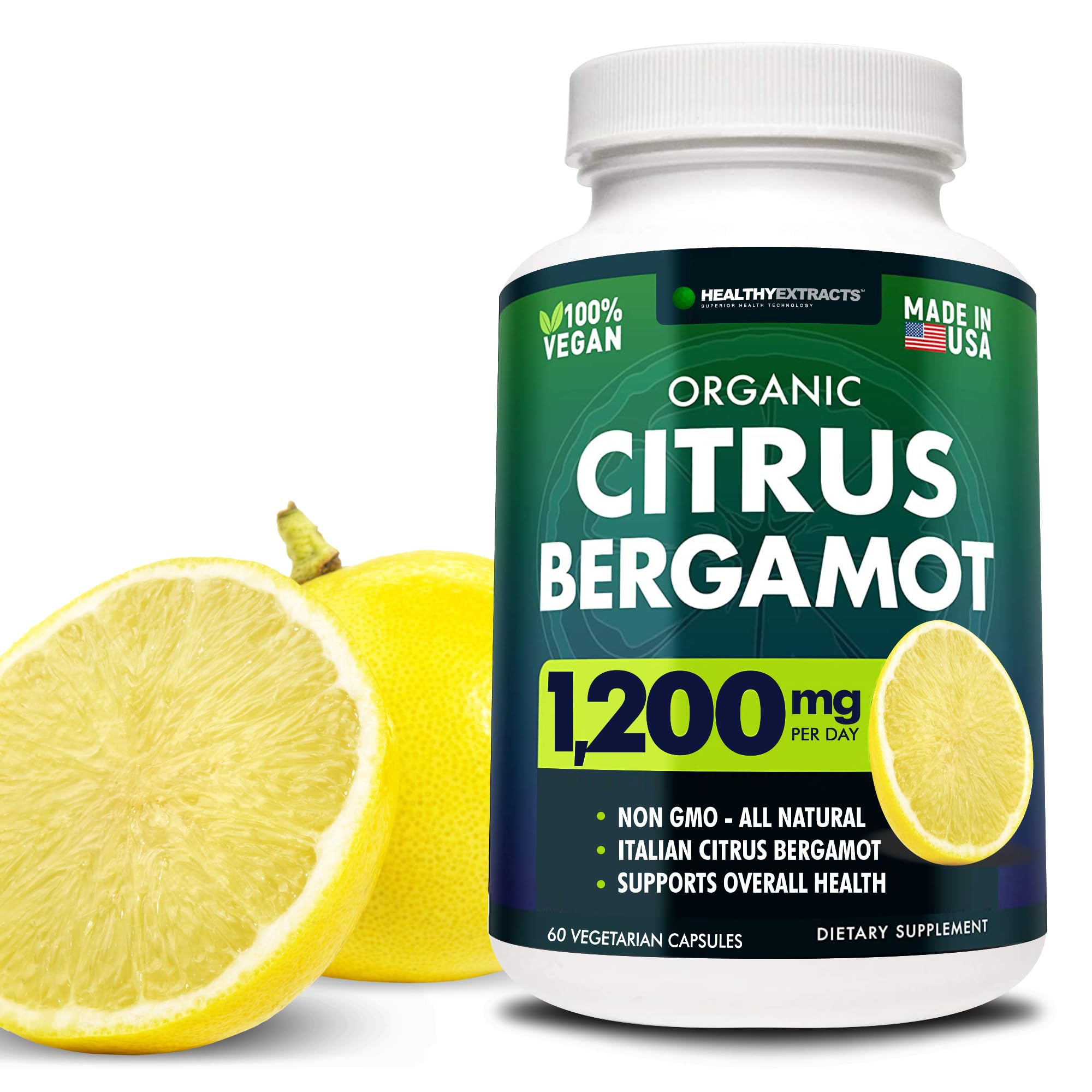 Healthy Extracts Citrus Bergamot packaging view shows premium supplement experience