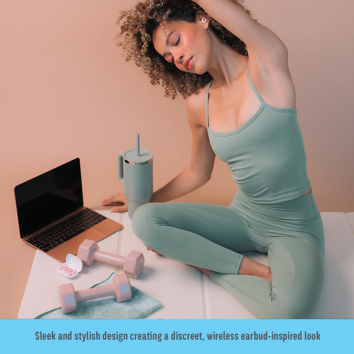 HEAR HUSH HOOPS 17dB NR pink ear plugs reduce ambient noise