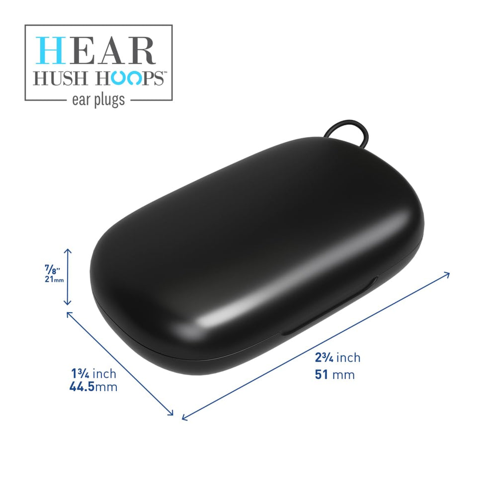 HEAR HUSH HOOPS deliver 17 dB NRR performance.