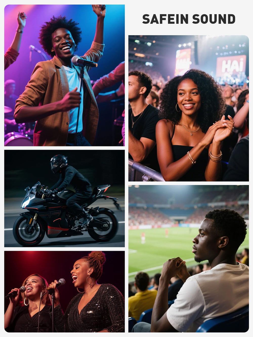 Hearprotek 23 dB options for clear sound with safer listening at loud venues