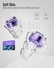 Hearprotek ear plugs with detachable cord for easy organization