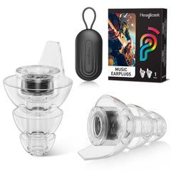Hearprotek Hi-Fi Spirit ear plugs used at a concert for clear, protected sound
