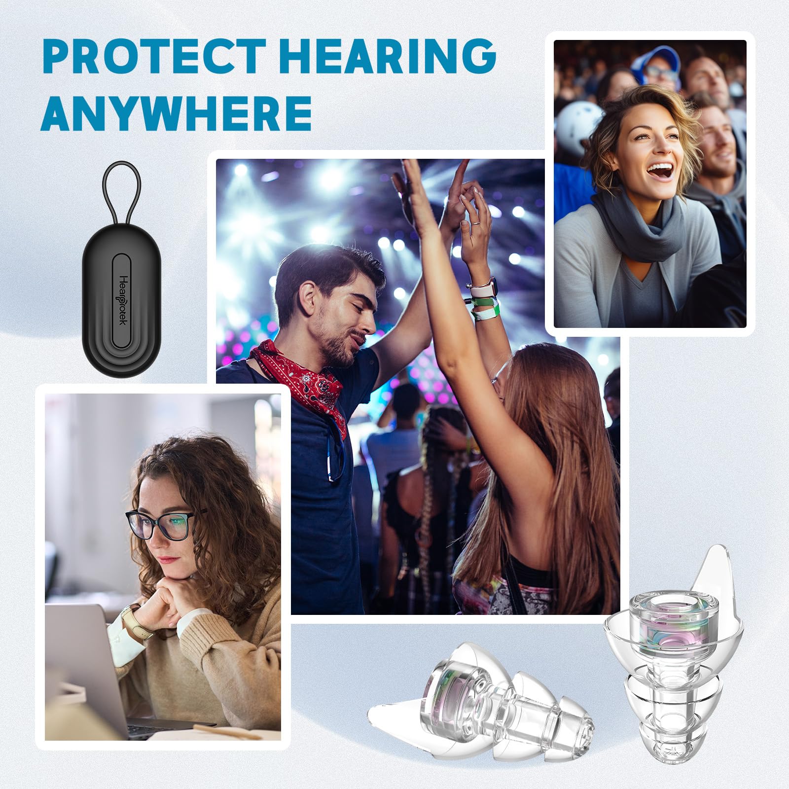 Hearprotek Hi-Fi Spirit frosted shells offer a subtle backstage look.
