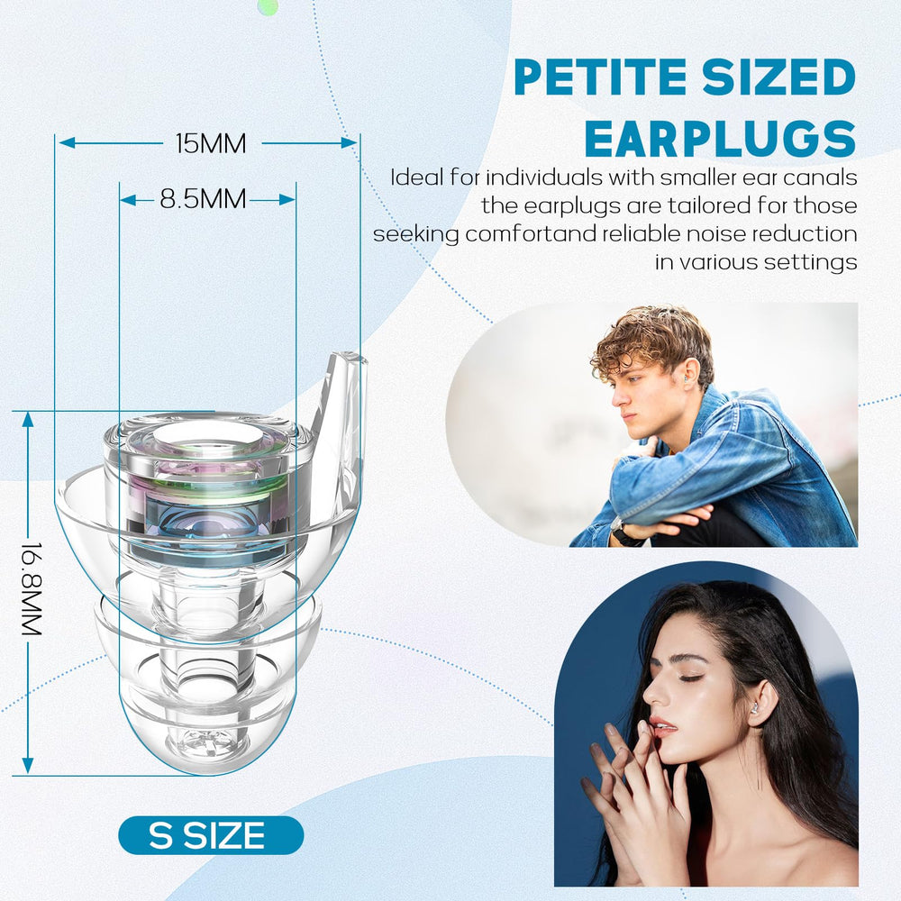 Hearprotek Spirit earplugs worn on stage during a performance.