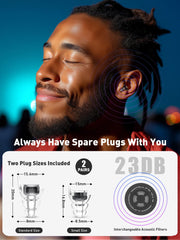 Hearprotek low profile shells stay discreet while reducing volume without sacrificing clarity