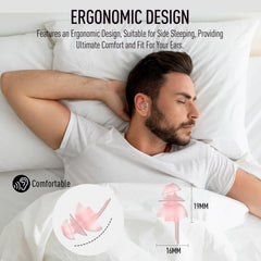 Hearprotek 3-flange ergonomic design for gentle ear seal