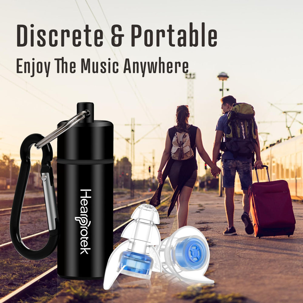 Hearprotek preserves sound quality while lowering intensity at concerts.