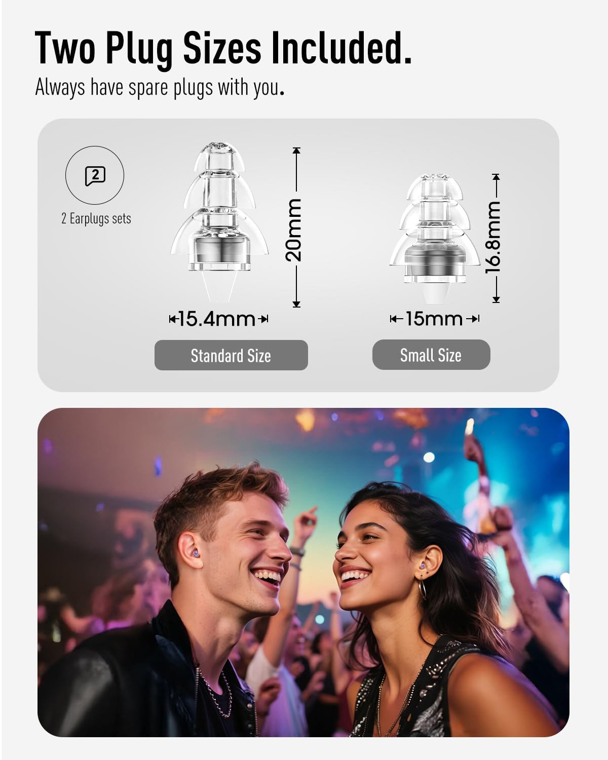 Hearprotek spare ear plug ensures you’re never without protection.