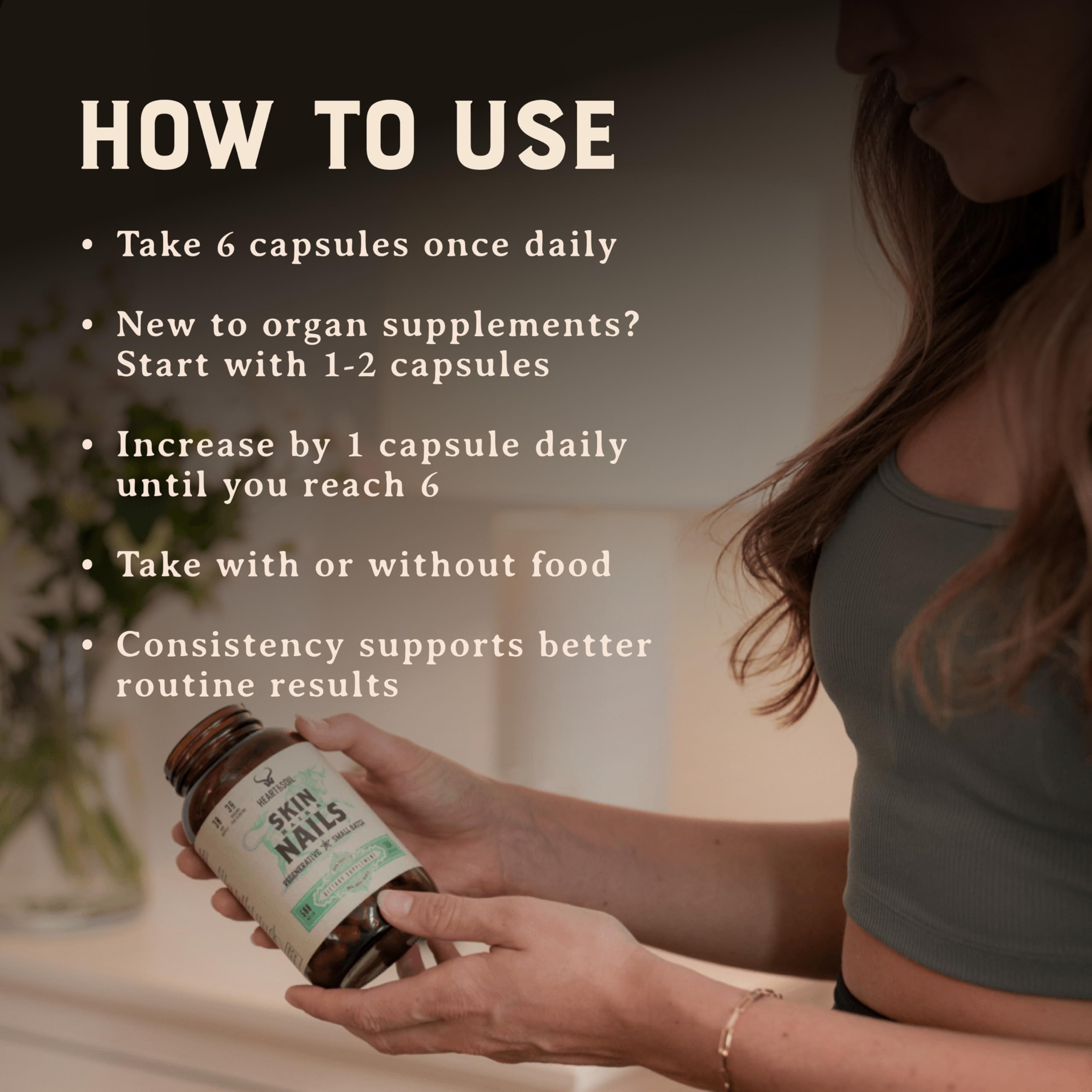 HEART & SOIL regenerative-farming label connects to ethical sourcing.