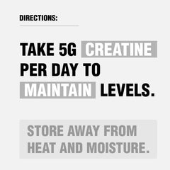 HEARTHY FOODS creatine 500g bag, 100 servings, ideal for daily training.