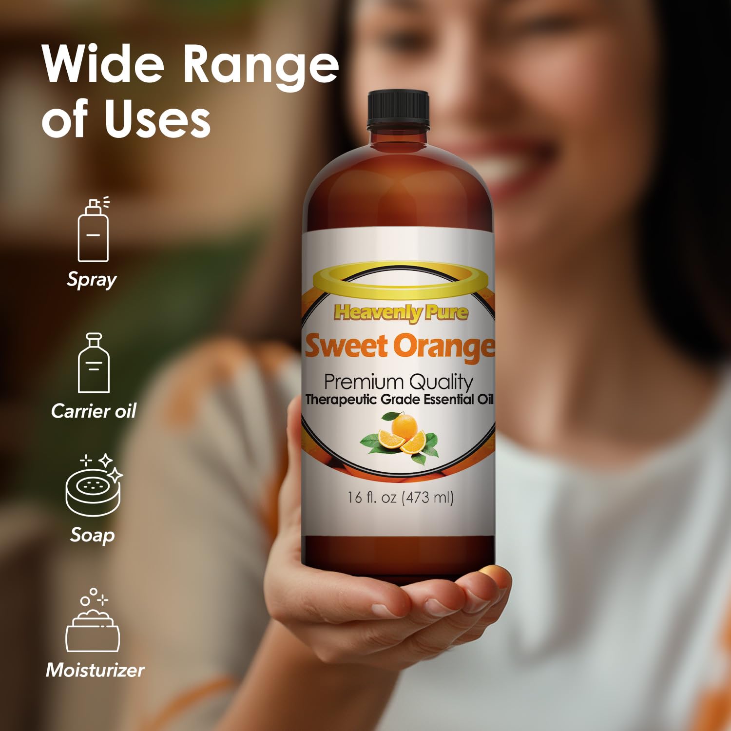 Heavenly Pure Sweet Orange Essential Oil citrus blend inspires fresh DIY creations
