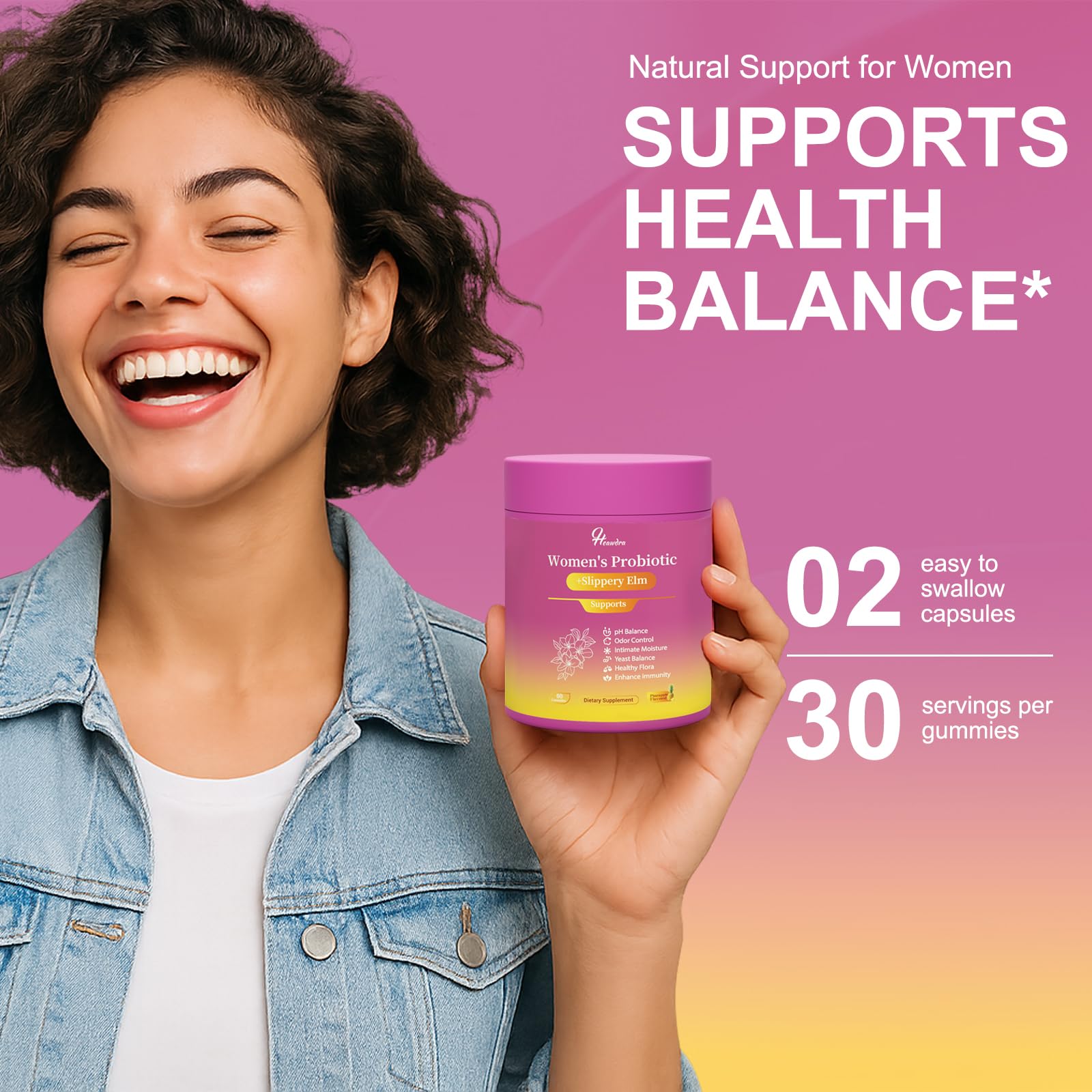Heawdra Her Juicy immune defense icon suggests daily resilience.