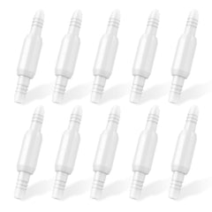 Hecatelly oxygen tubing swivel connector with a 360-degree rotation for easy positioning.