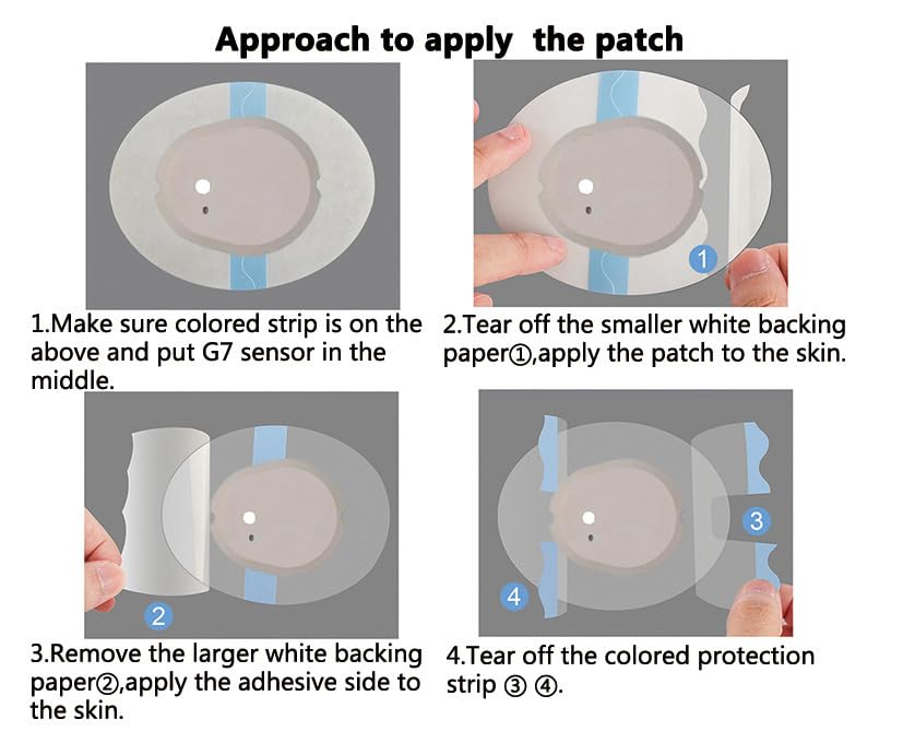 HECHUAN G7 overpatch easy to apply by tearing backing paper