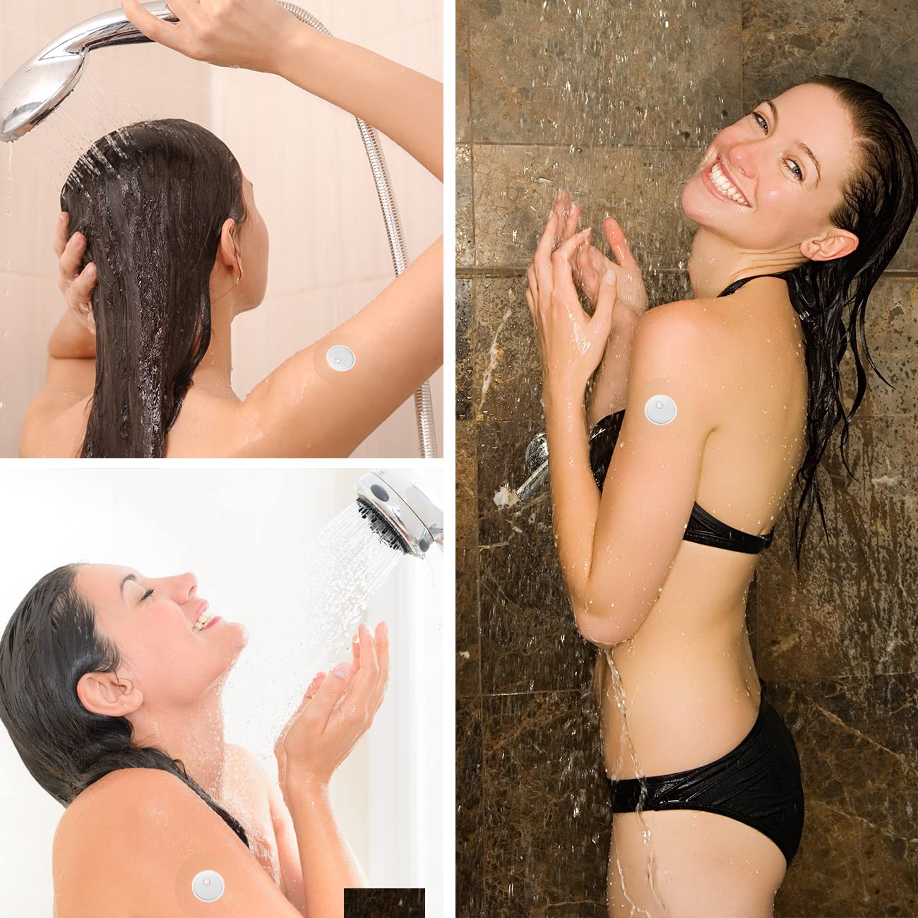 HECHUAN Libre 3 adhesive patch features no center glue to protect sensor integrity.