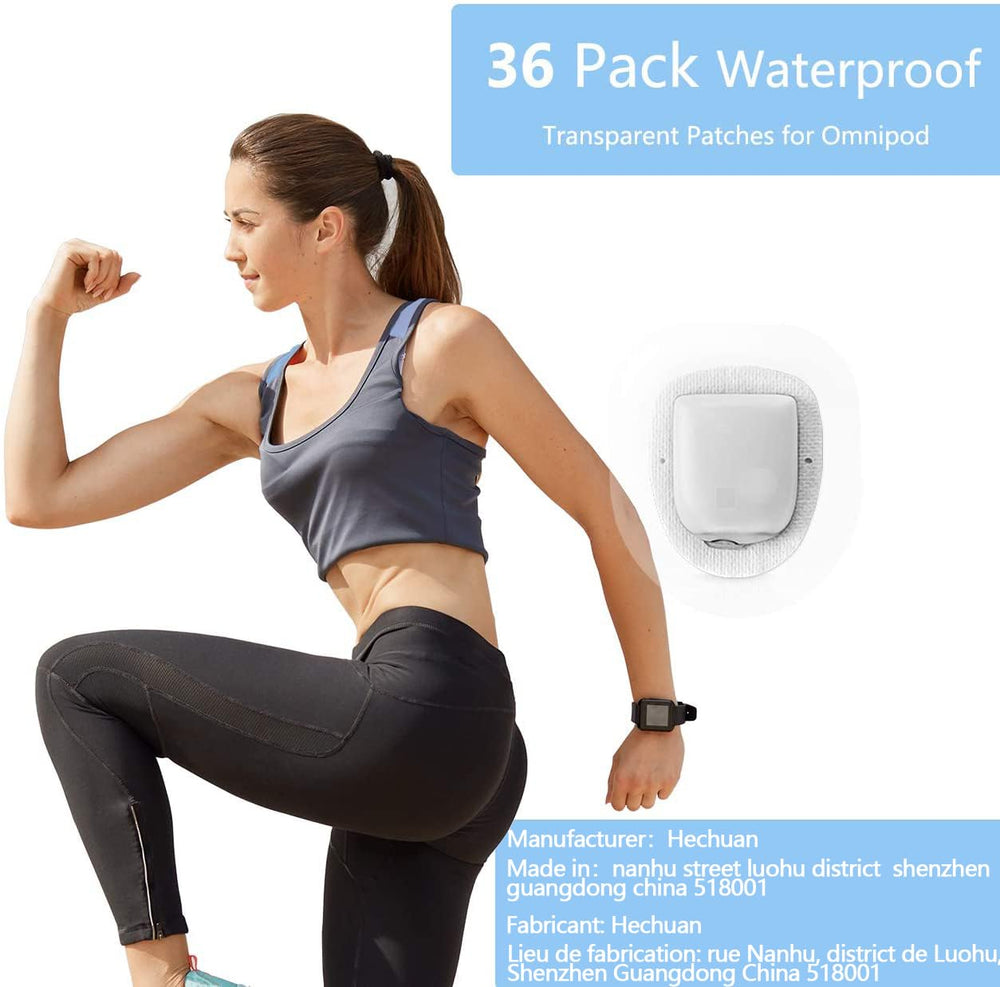 HECHUAN parches transparentes para Omnipod 5, casi invisibles