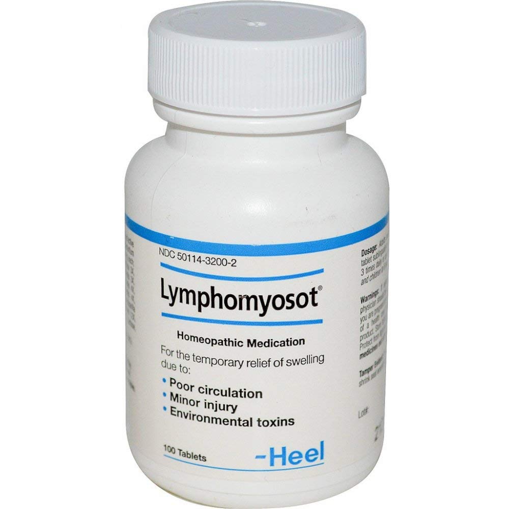 Heel/BHI Lymphomyosot 100 tabs bottle for routine homeopathic use