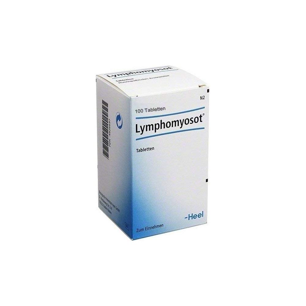 Heel/BHI Lymphomyosot 100 tabs box for everyday self-care with a multi-component remedy