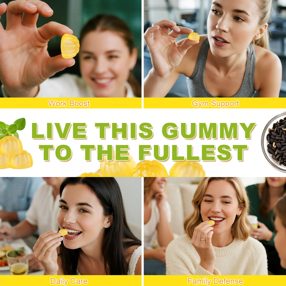 Natural honey flavor gummies close-up for a pleasant daily bite.