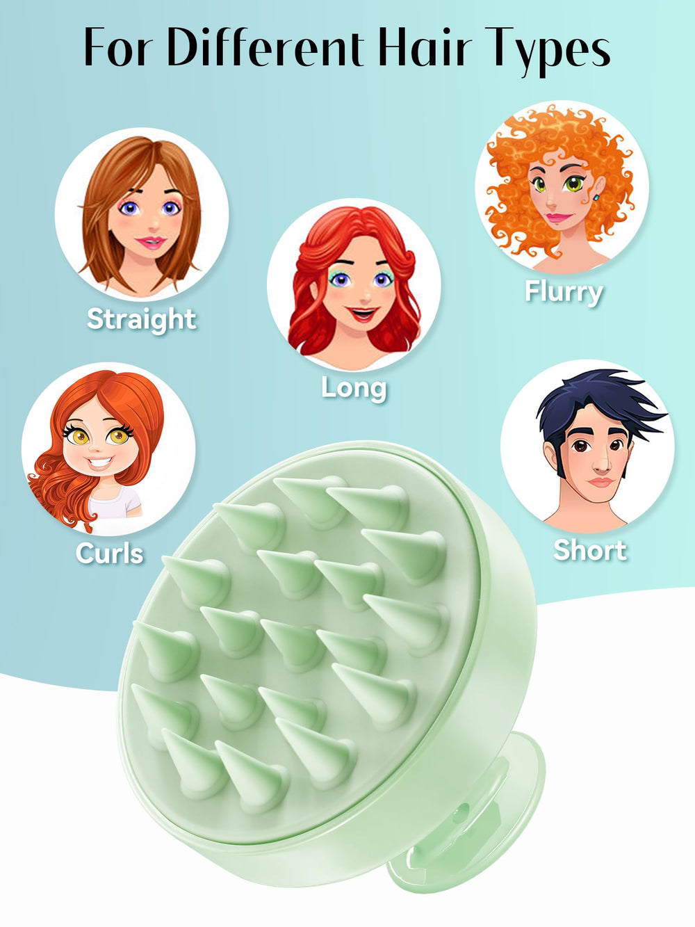 HEETA compact design fits easily into bags for scalp care anywhere.