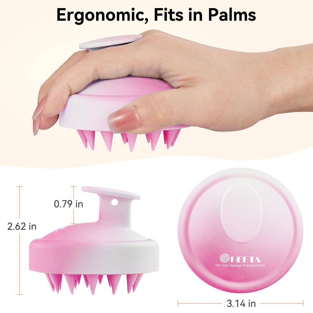 HEETA gradient purple design adds style to daily scalp care.
