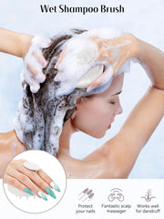 HEETA brush distributes shampoo evenly for better coverage