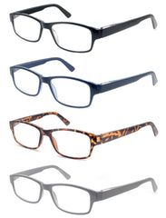 Gafas de lectura HEEYYOK grandes azules, ideales para pantallas y trabajo.