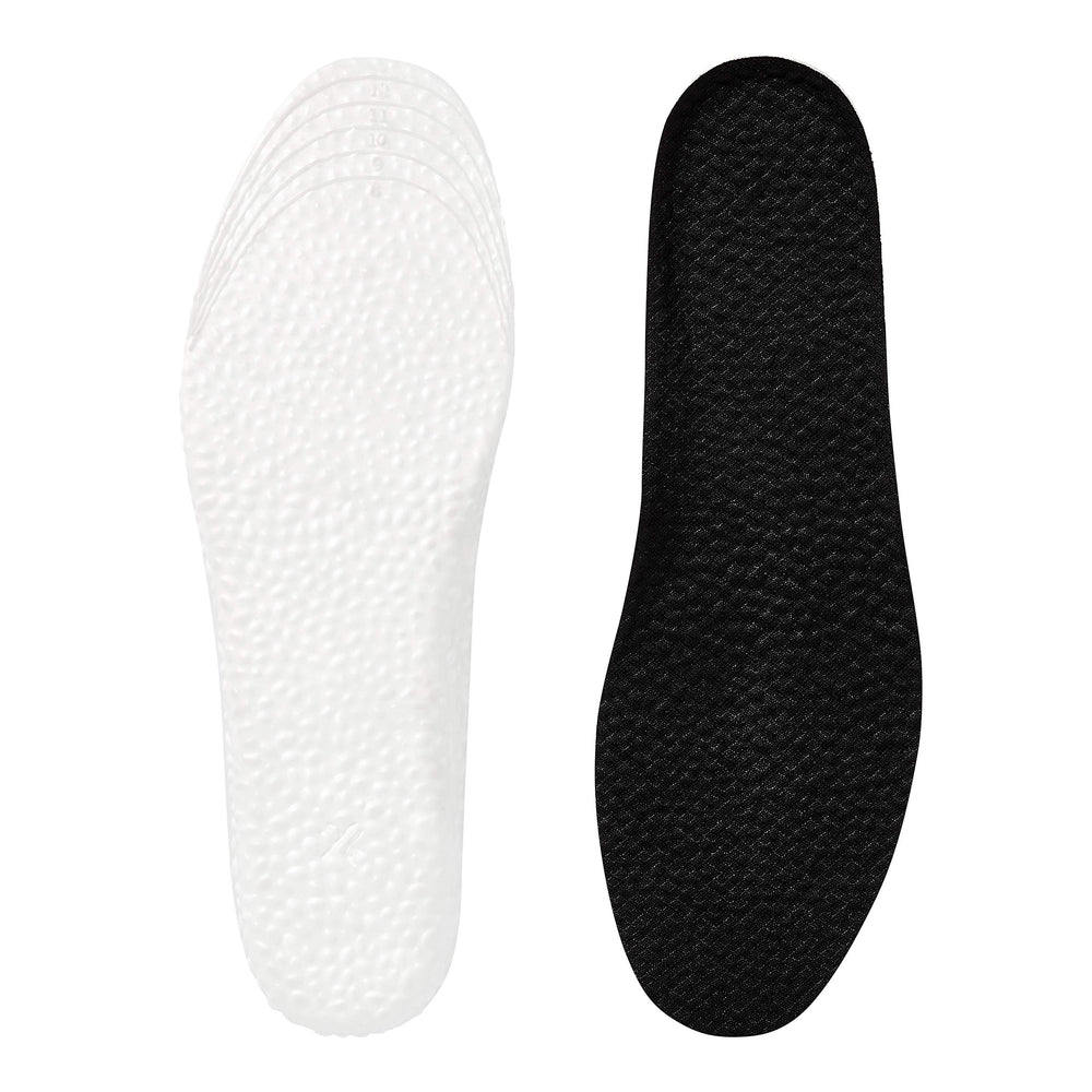 Hefe Luxx Comfort Starter Insoles side view highlights energy-return capsules for stepped comfort.