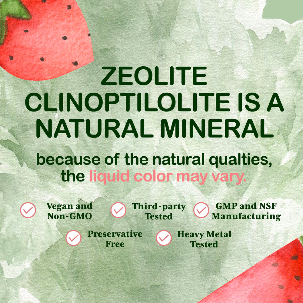 Heirloom Zeolite Detox for Kids daily routine with drops and glass of water