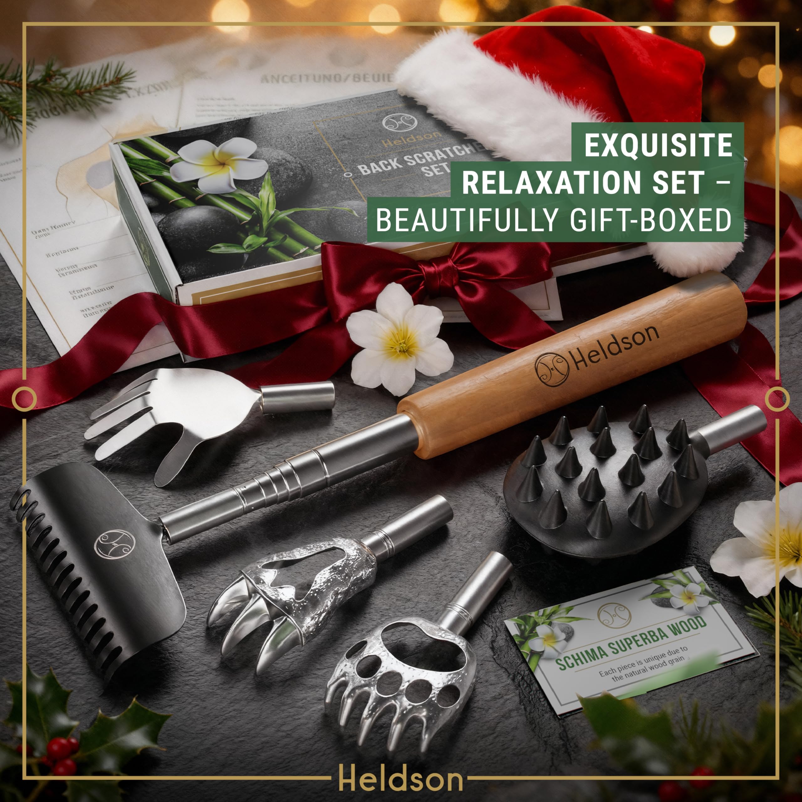 HELDSON back-scratcher-attachments-5 enables customized scratching experiences.
