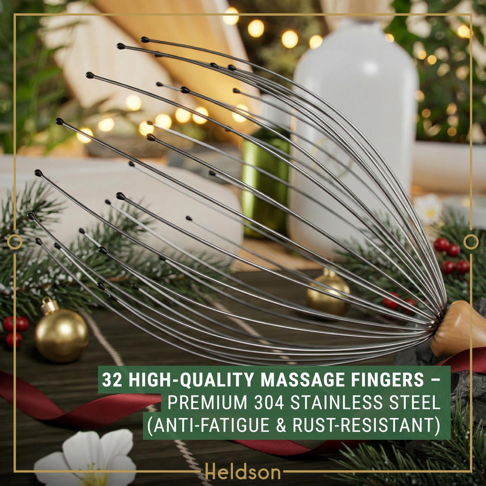 HELDSON gift box with reflexology guide ready for gifting.