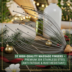 HELDSON gift box with reflexology guide ready for gifting.