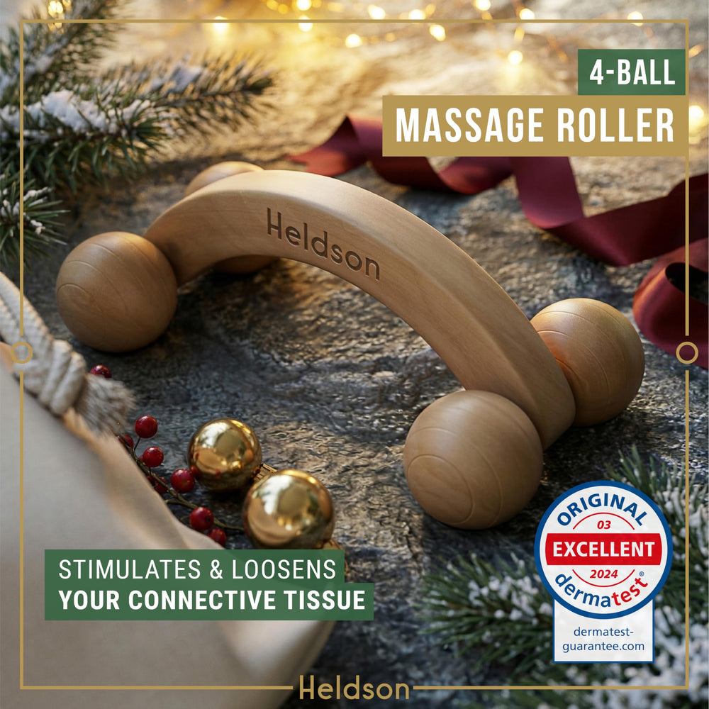 HELDSON lymphatic drainage tools support gentle at-home sessions.