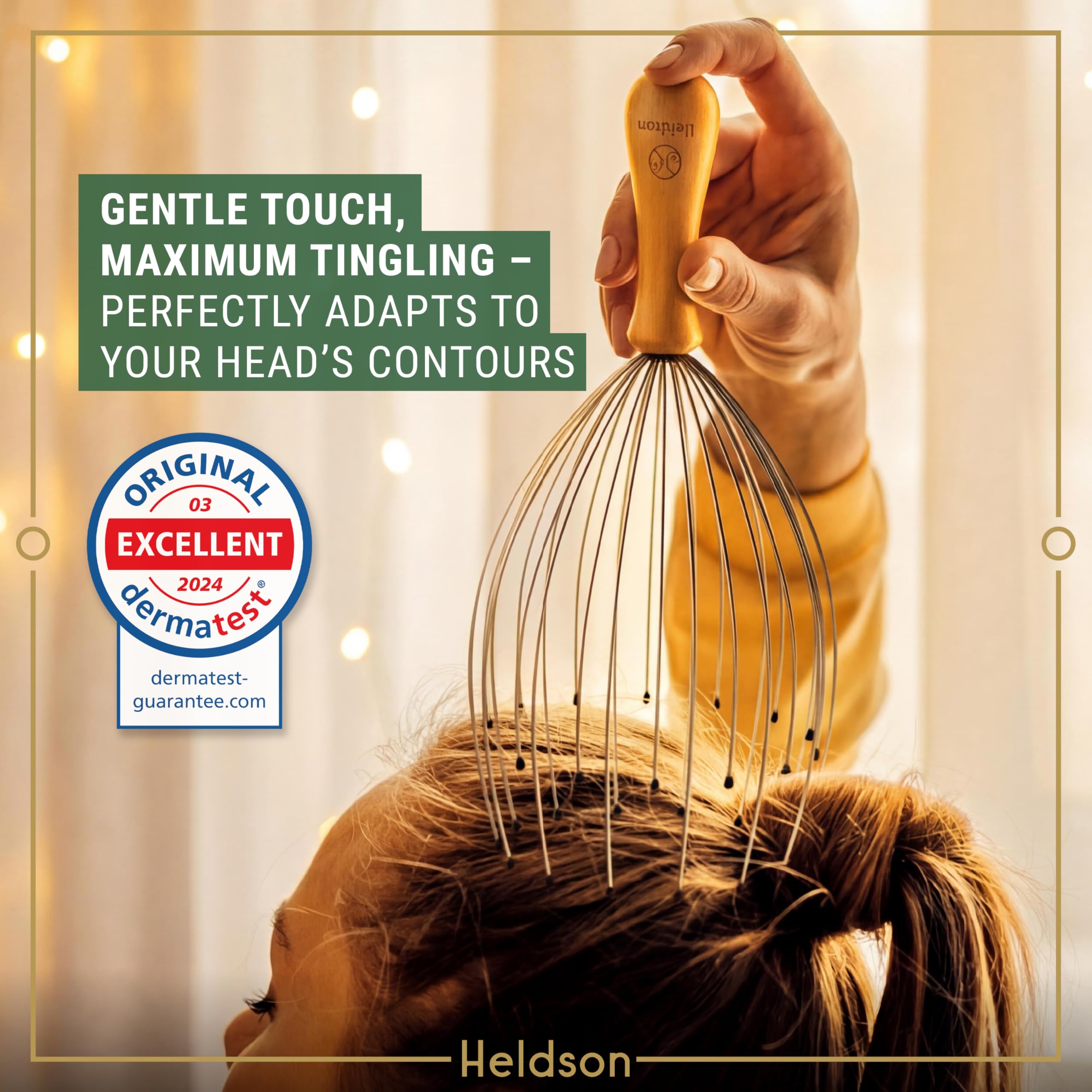 HELDSON relaxing session in a cozy room suggesting calm after work.
