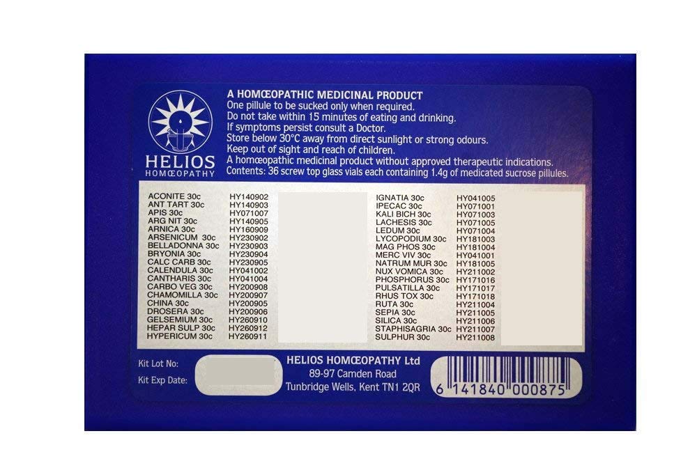 Palm-sized Helios medicine chest demonstrates portability.