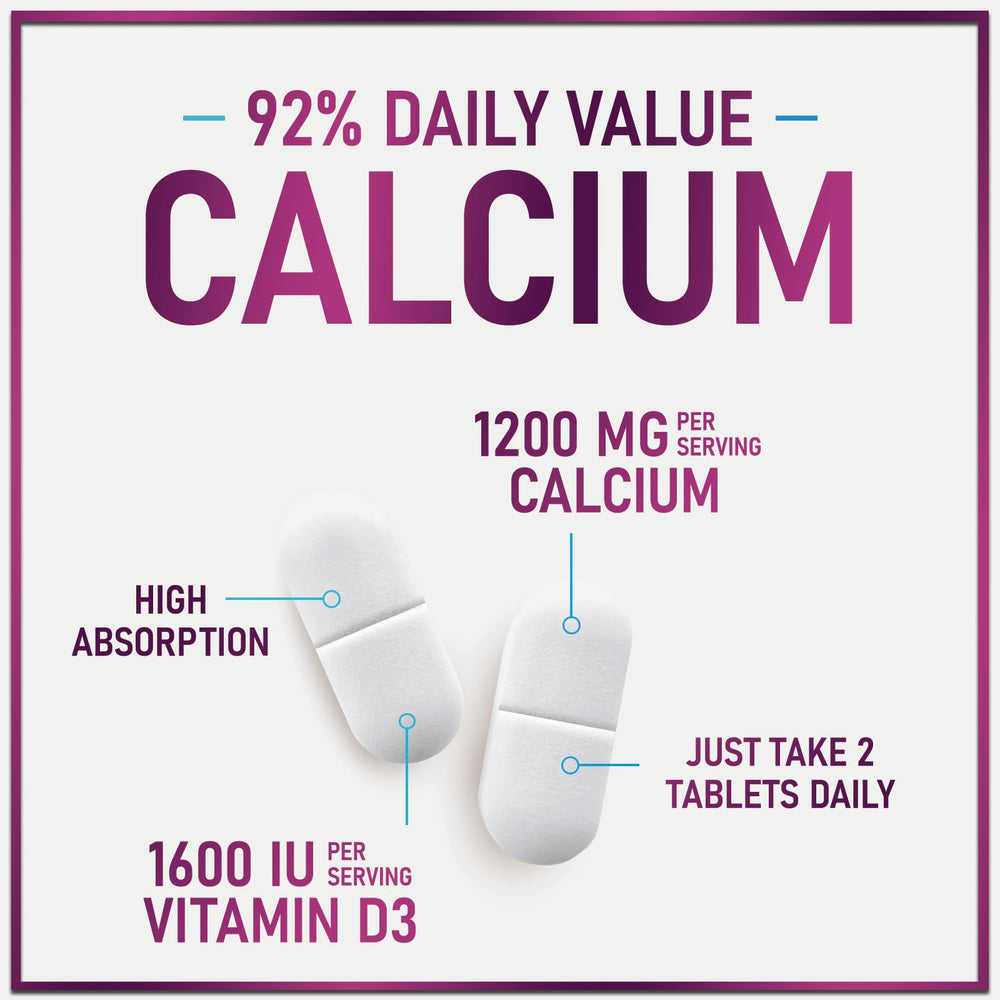 Hello Lovely calcium D3 label emphasizes serving size and D3 content.