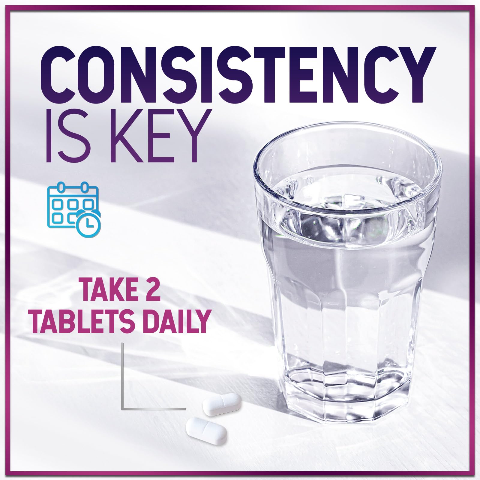 Hello Lovely daily routine bottle conveys convenient supplementation.