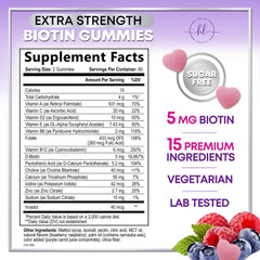 Hello Lovely! Frasco de gominolas para brillo y fortaleza capilar.