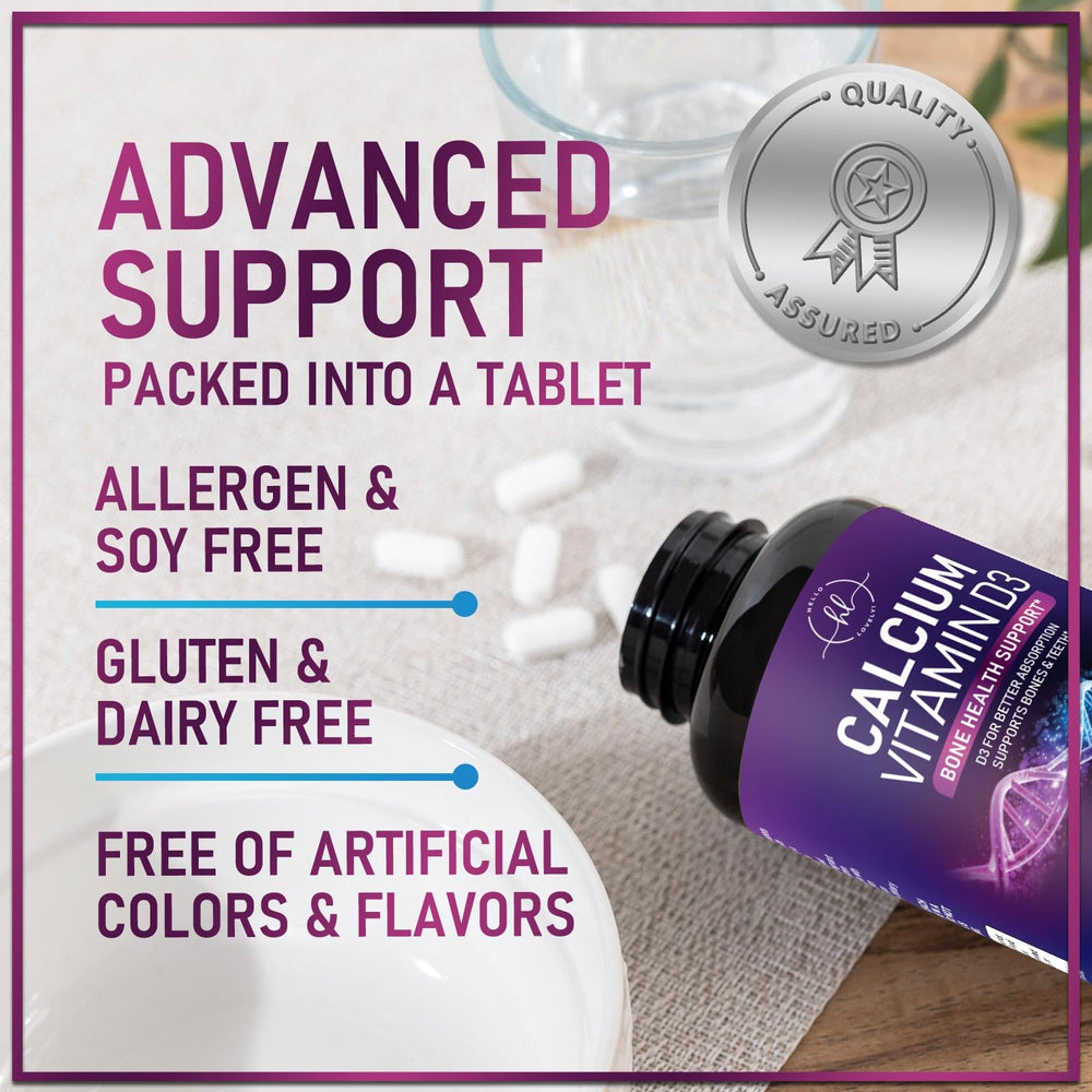 Hello Lovely immune health focus with vitamin D3 and calcium.
