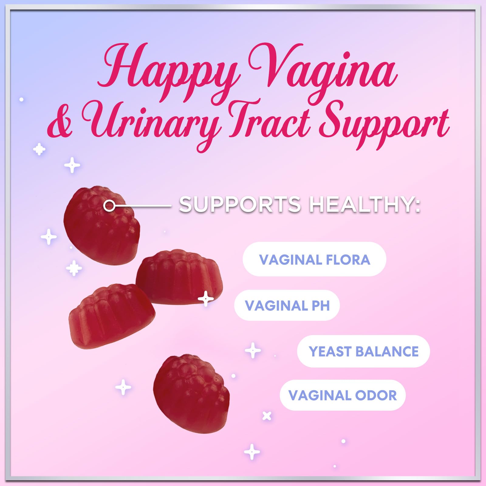 Hello Lovely Probiotics for Women digestive health illustration shows gut balance