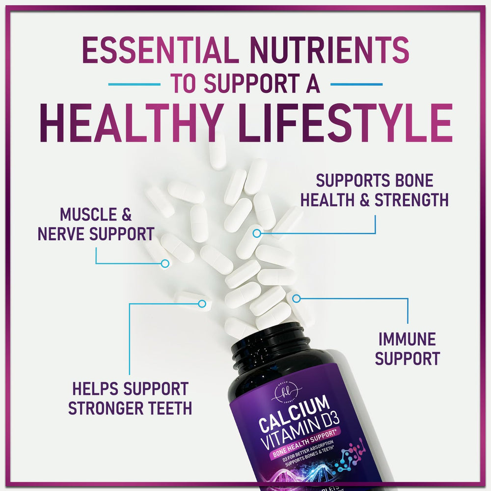 Hello Lovely teeth and bones support visual for overall wellness.