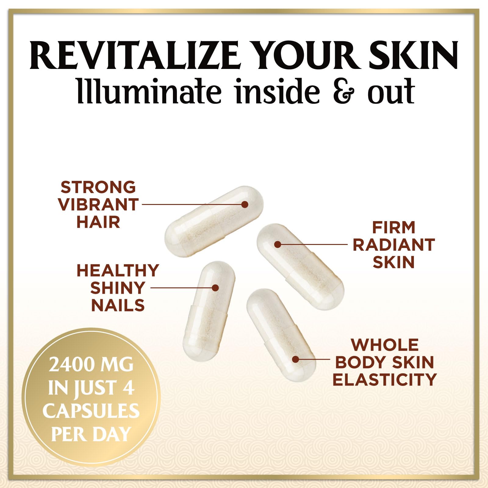 Hello Lovely Type I–X peptides in a broad collagen blend.