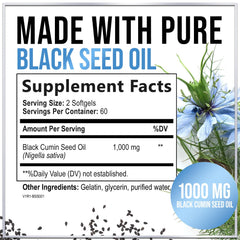 Hello Lovely black seed oil softgels packaging front highlighting premium wellness capsules