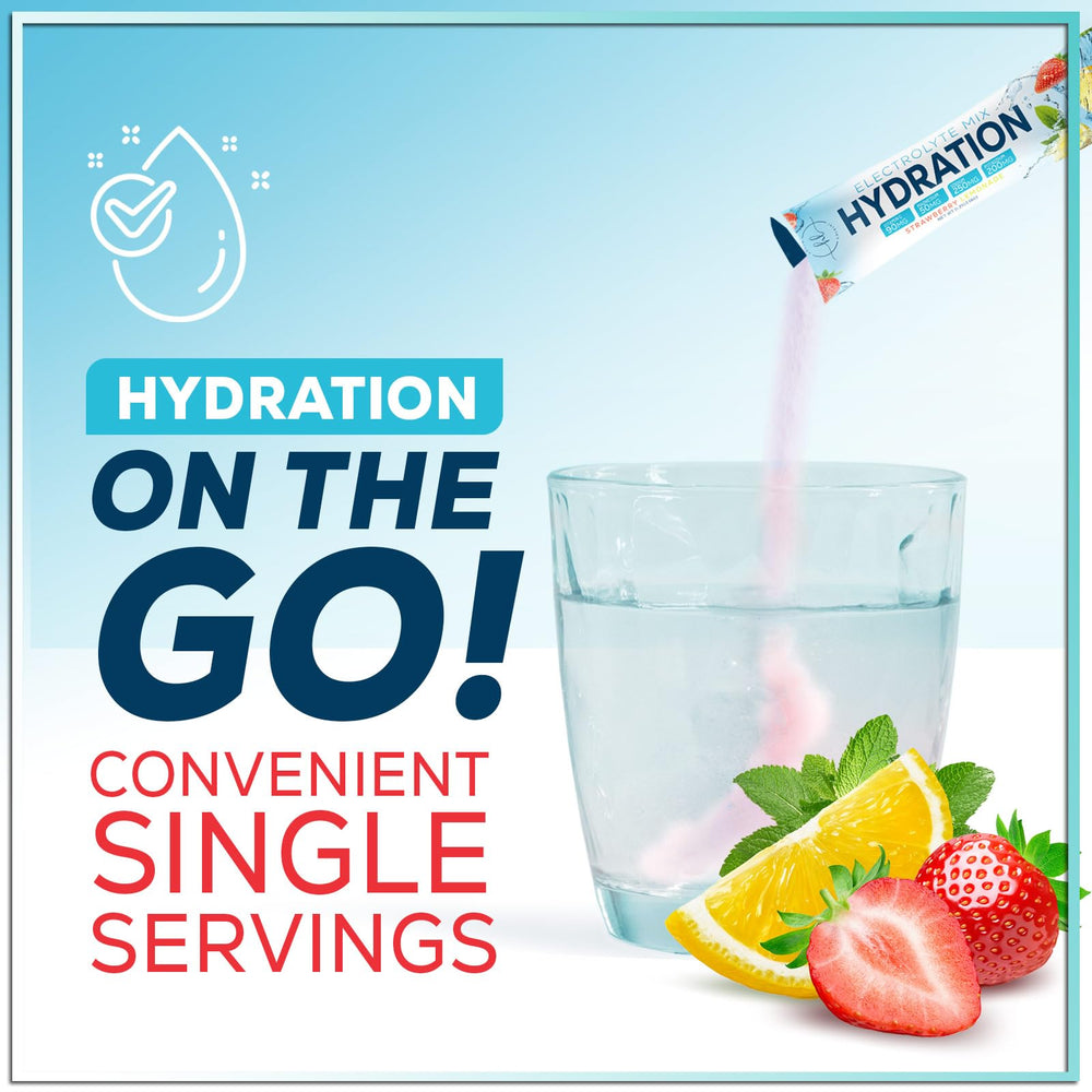 Hello Lovely daily hydration support with electrolyte mix.