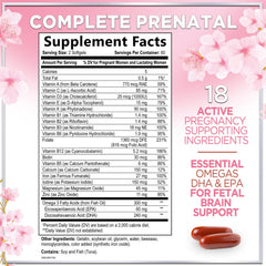 Hello Lovely Prenatal DHA softgels highlight omega-3 support for brain development.