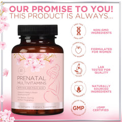 Hello Lovely Prenatal: envase de 60 cápsulas para un suministro de dos meses.