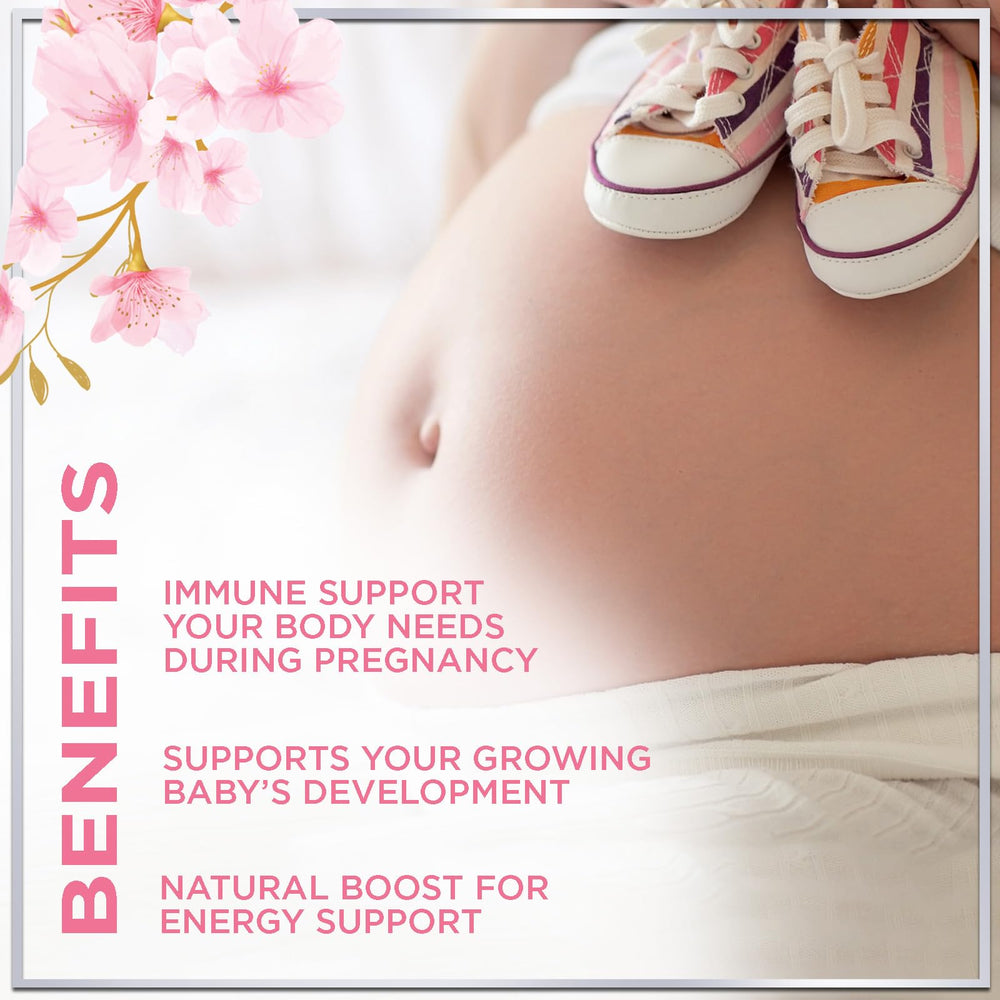 Hello Lovely Prenatal Gummies bottle with supplements – non-GMO and gluten-free assurance.