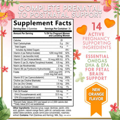 Hello Lovely Prenatal Gummies closeup of a vivid gummy for daily nourishment.