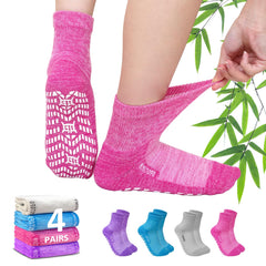 Hellomamma Bamboo Viscose Diabetic Socks with grip sole for stable daily steps.